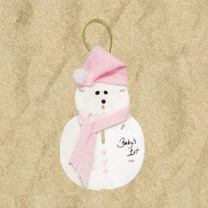 C-4 Baby's First Christmas Pink