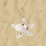 Sweet handmade cut shell cluster ornament.  Great price on something everyone will love!