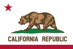 California Republic flag ornament design.