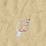 Glitter Shell Ornaments