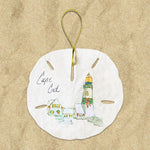 cape cod lighthouses christmas ornaments