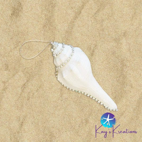Bling Seashell Ornaments B-35 Whelk Craft Item