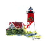 Nauset Lighthouse sand dollar souvenir Christmas ornament gift.