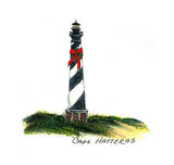 Personalized sand dollar Christmas ornament for Cape Hatteras Lighthouse on the North Carolina Outerbanks.